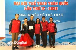 Đồng Nai dẫn đầu toàn đoàn môn Khiêu vũ thể thao Đại hội Thể thao toàn quốc 2022