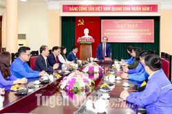 Thường trực Tỉnh ủy gặp mặt Đoàn đại biểu thanh niên tỉnh dự Đại hội Đoàn toàn quốc