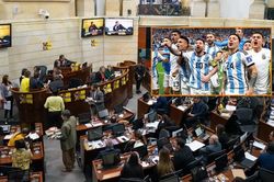Thượng viện Colombia tạm dừng phiên họp để xem trận Argentina - Croatia
