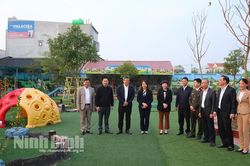 Thẩm định hồ sơ và mức độ đạt chuẩn các xã NTM nâng cao, kiểu mẫu huyện Yên Mô, Hoa Lư và Yên Khánh