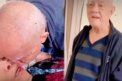 Xúc động hình ảnh cụ ông gọi vợ đang ốm, nằm mê man: 'Vợ ơi, chồng em này, dậy ăn sáng đi em'