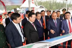 Chủ tịch nước Nguyễn Xuân Phúc dự khởi công dự án Cảng Liên Chiểu, phần cơ sở hạ tầng dùng chung