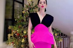 Lệ Quyên khoe biệt thự được bạn trai trang hoàng mừng Noel