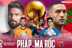 Nhận định trận đấu Pháp đấu với Ma Rốc (02h00, 15/12), bán kết WC 2022