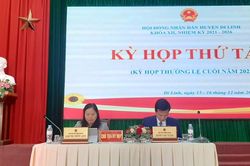 Kỳ họp thứ 8 HĐND huyện Di Linh