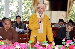 Gặp mặt các tăng ni, phật tử tiêu biểu trên địa bàn tỉnh Nghệ An