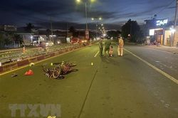 Bình Phước: 2 xe máy đấu đầu khiến 2 người tử vong