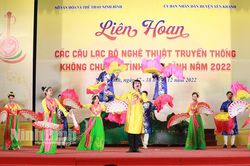 Khai mạc Liên hoan các CLB nghệ thuật truyền thống không chuyên tỉnh Ninh Bình năm 2022