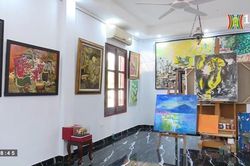 200 tác phẩm sắc màu triển lãm đón Giáng sinh và năm mới