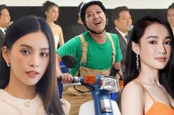 Nhã Phương nói gì khi Trường Giang trở thành 'người yêu màn ảnh' của Hoa hậu Tiểu Vy?