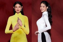 Top 35 Hoa hậu Việt Nam 2022 rực rỡ trong tà áo dài truyền thống