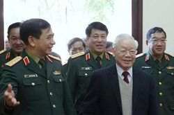 Tổng Bí thư Nguyễn Phú Trọng dự và chỉ đạo Hội nghị Quân chính toàn quân