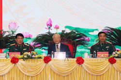 Tổng Bí thư Nguyễn Phú Trọng dự hội nghị Quân chính toàn quân năm 2022
