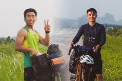 Đôi bạn thân rủ nhau đạp xe 'phượt' từ Singapore đến Hà Nội trong 33 ngày