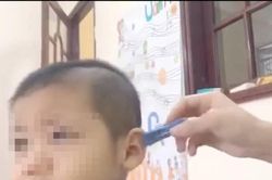 Cô giáo mầm non Bắc Ninh dạy trẻ bằng bạt tai