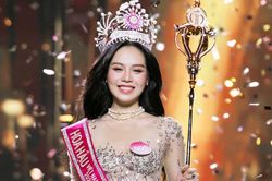 Cận cảnh nhan sắc rạng rỡ của Hoa hậu Việt Nam 2022 Huỳnh Thị Thanh Thủy