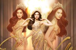 Váy dạ hội final walk đẹp miễn bàn cãi của Đỗ Hà: Tất cả dẹp ra một bên cho chánh cung sải bước