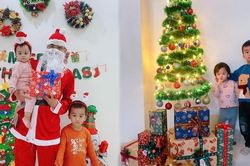 Tận dụng bìa carton, mẹ đảm làm cây thông Noel siêu tiết kiệm cùng con chúc mừng Giáng sinh