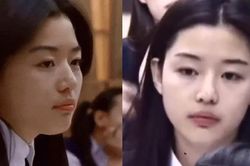 Clip gây sốt: Nhan sắc huyền thoại hồi đi học của 'mợ chảnh' Jeon Ji Hyun trên nền nhạc Ditto đang hot của NewJeans