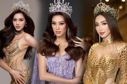 Chấm điểm 4 bộ váy final walk của dàn Hoa hậu Việt: Váy của Đỗ Hà lộng lẫy nhưng hơi 'Miss Grand'