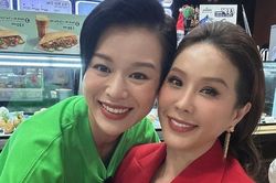 Diễn viên Hồ Hạnh Nhi sang Việt Nam hội ngộ với hoa hậu Thu Hoài