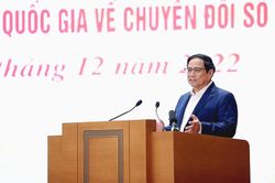 Thủ tướng Chính phủ Phạm Minh Chính: 'Xây dựng cơ sở dữ liệu quốc gia, chứ không phải dữ liệu của bộ, ngành nào'