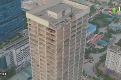 Tòa nhà nghìn tỷ bỏ hoang ở Hà Nội