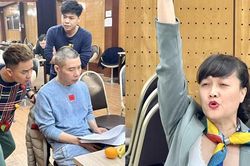 Ảnh hiếm hậu trường Táo quân 2023: Khán giả bật cười biểu cảm của 'táo bà' Vân Dung