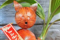Dừa bonsai mini lạ mắt hút khách dịp Tết Quý Mão