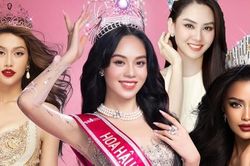 Nhan sắc 4 nàng hậu đình đám nhất 2022: Hoa hậu Thanh Thủy có một điểm khác hẳn 3 đàn chị