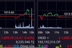 Dòng tiền mất hút khiến VN-Index gặp khó, IBC khớp lệnh kỷ lục