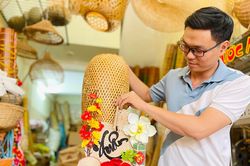 'Thổi hồn' nghệ thuật cho mây tre đan