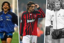 Những số áo được treo vĩnh viễn: Số 10 của Pele, Maradona, số 14 của Cruyff,