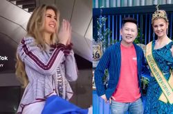 Đến Mỹ cùng Ngọc Châu, Á hậu 2 Miss Grand 2020 được tháp tùng bằng siêu xe: Ngài Nawat thấy chắc buồn