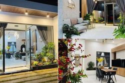 Thiết kế nhà cấp bốn mái bằng hiện đại, giúp các cặp đôi tiết kiệm tiền mà không gian vẫn đẳng cấp