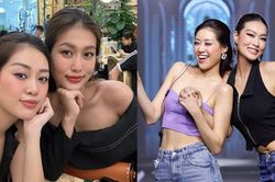 Khánh Vân và Thiên Ân giống nhau chư chị em song sinh