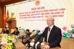 Tổng Bí thư Nguyễn Phú Trọng: Tiếp tục đoàn kết, phấn đấu, tranh thủ mọi thời cơ, thuận lợi, hoàn thành thắng lợi nhiệm vụ năm 2023 và cả nhiệm kỳ