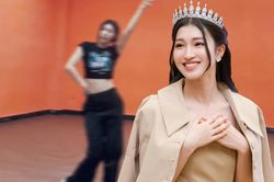 Á hậu Phương Nhi khiến fan 'điêu đứng' khi nhảy hit của Hoàng Thùy Linh