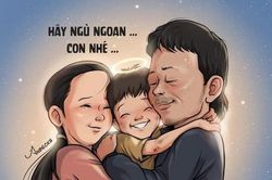 'Không cầm được nước mắt trước hình ảnh bố mẹ bé Hạo Nam hao gầy mòn mỏi chờ đón con về'