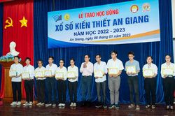 Trao 264 suất học bổng Xổ số kiến thiết An Giang đợt I, năm học 2022- 2023