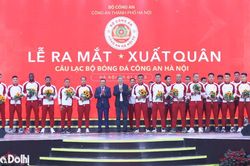 Công an Hà Nội FC tổ chức Lễ ra mắt và xuất quân cho V-League 2023