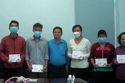 Liên đoàn Lao động tỉnh An Giang thăm, chúc Tết Công ty Cổ phần Thủy sản An Mỹ