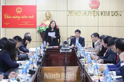 Kiểm tra, đánh giá kết quả phổ cập giáo dục, xóa mù chữ năm 2022 tại huyện Kim Sơn