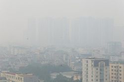 Không khí tại Hà Nội ở ngưỡng xấu và nguy hại
