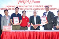 Vietjet công bố đường bay thẳng TPHCM và Melbourne