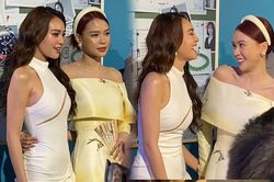 Ninh Dương Lan Ngọc và Sam 'tình tứ' trên thảm đỏ, nhan sắc một 9 một 10 khiến nhiều người mê mệt