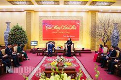 Đoàn đại biểu cấp cao Quốc hội Hàn Quốc thăm, làm việc với tỉnh Ninh Bình