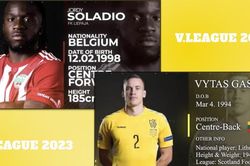 Sông Lam Nghệ An công bố 2 ngoại binh mới mùa giải 2023