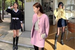 10 cách diện chân váy ngắn trẻ trung đón Tết