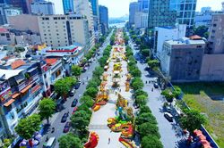 Khai mạc Đường hoa Nguyễn Huệ Tết Quý Mão - 2023